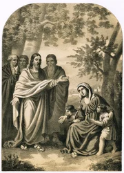 Christ blessing little children