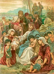 Christ Blessing Little Children