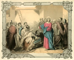 Christ healing the lame man