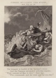 Christ Stilleth the Storm, Matthew VIII, ver 26