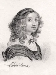 Christina of Sweden, from Crabbs Historical Dictionary, published 1825