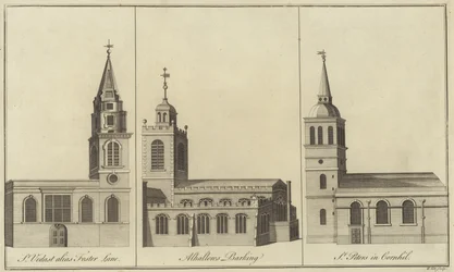 Churches of St Vedast, Foster Lane, Allhallows, Barking and St Peter in Cornhill, London