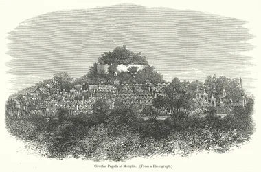 Circular Pagoda at Mengun