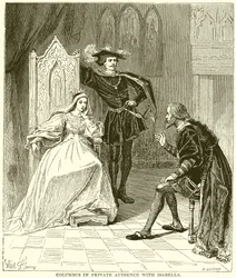 Columbus in Private Audience with Isabella