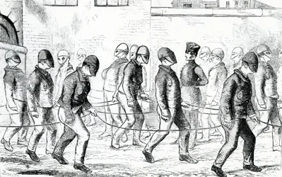 Convicts Exercising in Pentonville Prison, from 