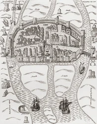 Cork, County Cork, Ireland in 1633, from 
