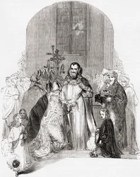 Coronation of Henry IV, from Old England: A Pictorial Museum, published 1847