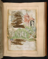 Cotton MS Tiberius A VII/1 fol. 75r, late 15th century