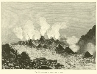 Crater of Vesuvius in 1834