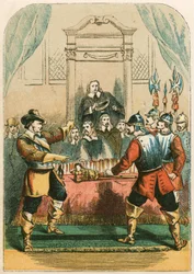 Cromwell Dissolving the Long Parliament