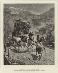 Crossing the St. Gothard Pass