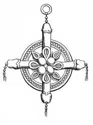 Crux Ansata depicting male and female genitalia
