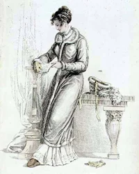 Day Dress, Fashion Plate from Ackermann