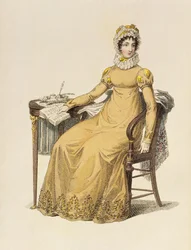 Day dress, fashion plate from Ackermann