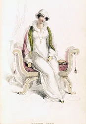 Day dress, fashion plate from Ackermann