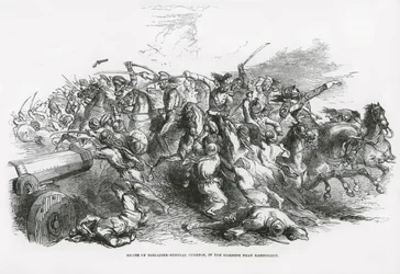 Death of Brigadier-General Cureton in the skirmish near Ramnugger