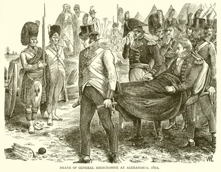 Death of General Abercrombie at Alexandria, 1801