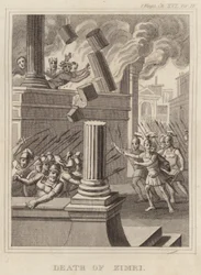 Death of Zimri