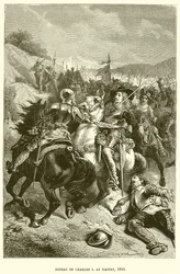 Defeat of Charles I at Naseby, 1645