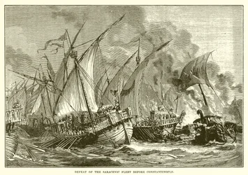 Defeat of the Saracenic Fleet Before Constantinople