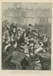 Demonstration at St James