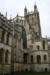 Depicting the east end of the cathedral seen from the north east