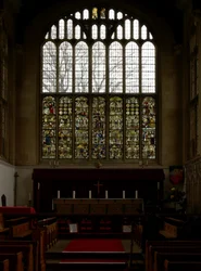 Depicting the east window of the choir
