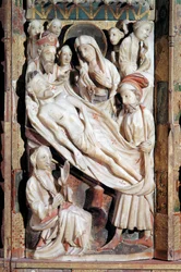 Deposition, Polyptych of the Passion (alabaster relief)