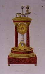 Design for an Astronomical Clock, Plate 139 from Ackermann