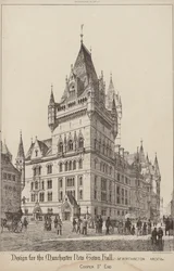 Design for the Manchester New Town Hall