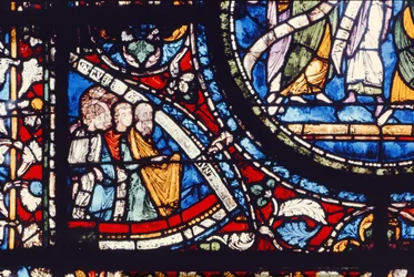 Detail of the north window of the Choir