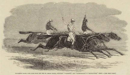 Doncaster Races, the Dead-Heat for the St Leger Stakes, between 