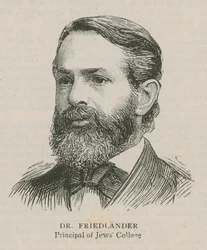 Dr. Friedlander, Principal of Jews College