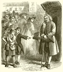 Dr. Johnson Visiting the Market-Place