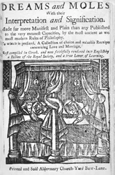 Dreams and Moles, titlepage