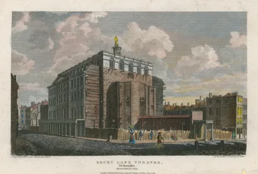 Drury Lane Theatre, Westminster, London; Burnt Down in 1809