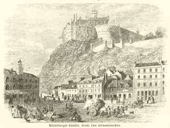 Edinburgh Castle, from the Grassmarket
