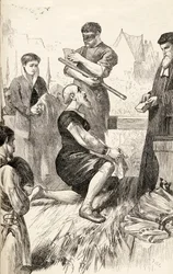 Edward Seymour on the Scaffold Awaiting His Execution, c.1865
