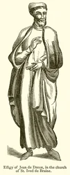 Effigy of Jean de Dreux, in the Church of St. Ived de Braine