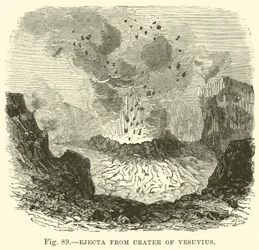 Ejecta from Crater of Vesuvius