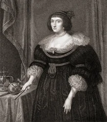 Elizabeth, Queen of Bohemia (1596-1662), from Lodges British Portraits, 1823
