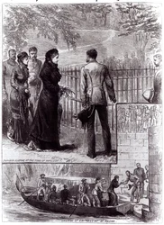 Empress Eugenie Visiting the Tomb of Napoleon I on St. Helena