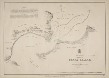 Entrance to Darra Salaam, by Commander R. Bradshaw, HMS Star