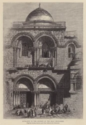 Entrance to the Church of the Holy Sepulchre