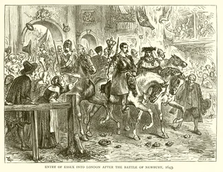 Entry of Essex into London after the Battle of Newbury, 1643