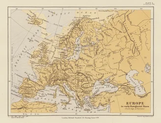 Europe in early postglacial times