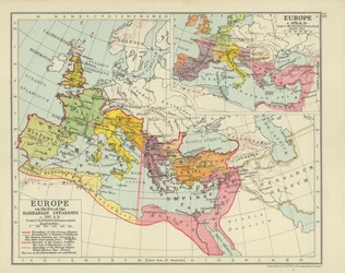 Europe on the Eve of the Barbarian Invasions c 305 AD