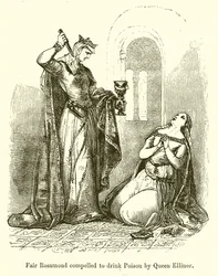 Fair Rosamond Compelled to Drink Poison by Queen Eleanor