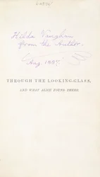 First edition of Lewis Carroll