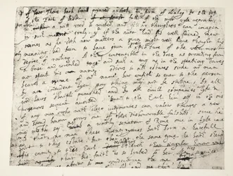 First half page of Sir Philip Sidney